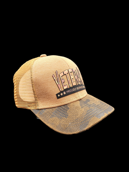 VETERAN CAP - DRI DUCK - Pique Trucker Cap - 3358